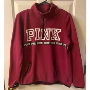 Victoria Secret PINK Quarter Zip Sweatshirt